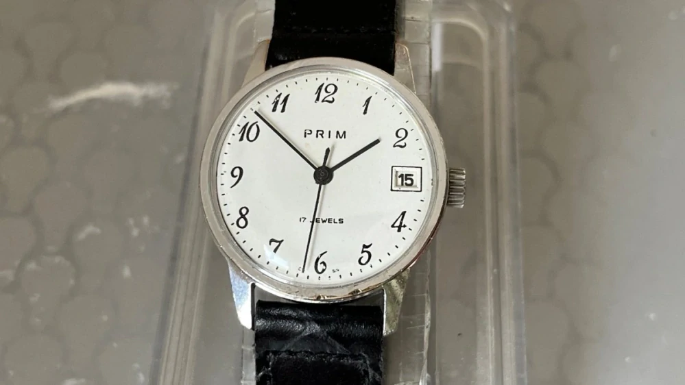 Náramkové hodinky PRIM z roku 1983, model unisex