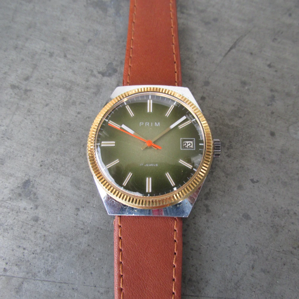 Hodinky PRIM ala "Rolex" z roku 1981 s datumem