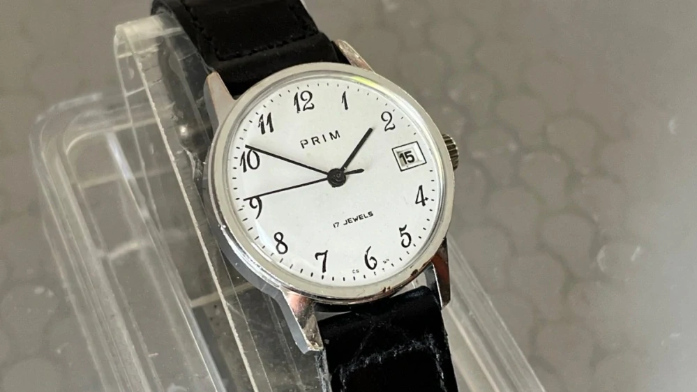 Náramkové hodinky PRIM z roku 1983, model unisex