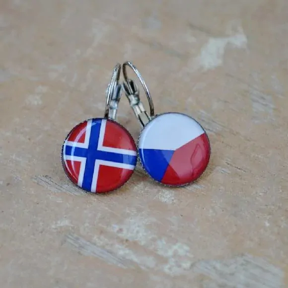 Náušnice visací, Švédská vlajka