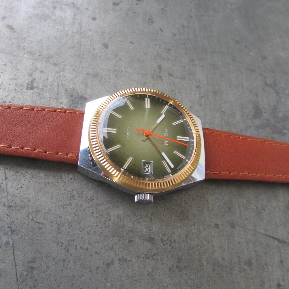 Hodinky PRIM ala "Rolex" z roku 1981 s datumem
