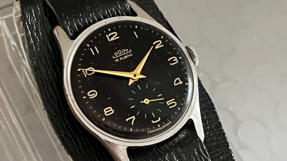 Náramkové hodinky PRIM z roku 1959