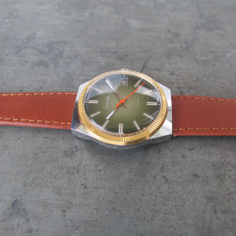 Hodinky PRIM ala "Rolex" z roku 1981 s datumem