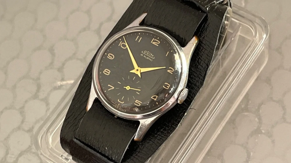 Náramkové hodinky PRIM z roku 1959