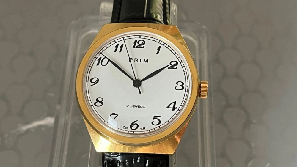 Náramkové hodinky Prim, vyrobeny v roce 1982